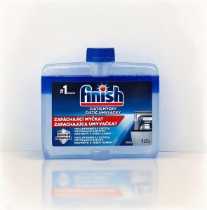 محصول جرمگیر ماشین ظرفشویی فینیش in-wash، رسوب‌زدا قدرتمند برای عملکرد بهینه و شستشوی بدون لکه در چرخه ماهانه.