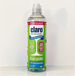 بطری جلا دهنده کلارو اتریشی اکولوژیک، براق‌کننده حرفه‌ای ظروف با فرمول بدون فسفات برای خشک شدن سریع و جلوگیری از لکه آب روی شیشه و کریستال