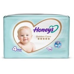 وشک هانیز ایرانی سایز 4 بسته 32 عددی با لایه سبز ضد نشت، ذرات جاذب پیشرفته و پارچه نرم برای کودکان 7 تا 18 کیلوگرم، جذب سریع بدون بازگشت مایع