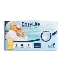 پوشک ایزی لایف ایرانی شورتی کوچک – بسته ۱۶ عددی با جذب سریع و لایه تنفسی برای دور کمر ۷۰-۱۰۰ سانتی‌متر