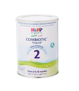 غذای کمکی هیپ 2 ارگانیک کمبیوتیک با فرهنگ لاکتیک طبیعی برای نوزادان ۶ تا ۱۲ ماه در حال weaning.